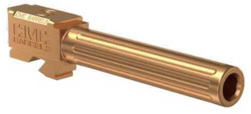 CMC Triggers for Glock 17 Gen 3-4 9mm Luger Match Grade Barrel Fluted/Non-Threaded 416R Stainless Steel Bronze TiCN Fini